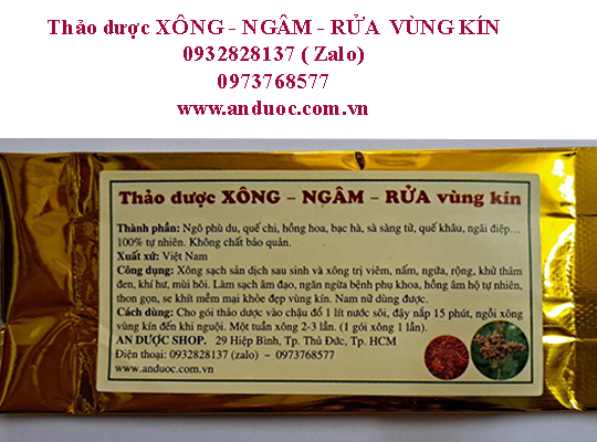 XÔNG BÀ ĐẺ, THUỐC XÔNG, XÔNG VÙNG KÍN, THUÓC BẮC