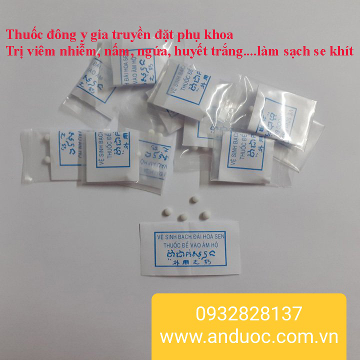 VIÊN ĐẶT ÂM ĐẠO BẠCH ĐÁI HOA SEN CHÍNH HÃNG TRỊ BỆNH