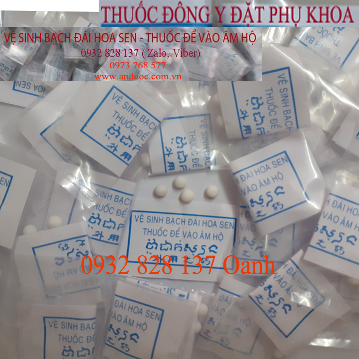 BẠCH ĐÁI HOA SEN CHÍNH HÃNG ĐẶC TRỊ BỆNH PHỤ KHOA