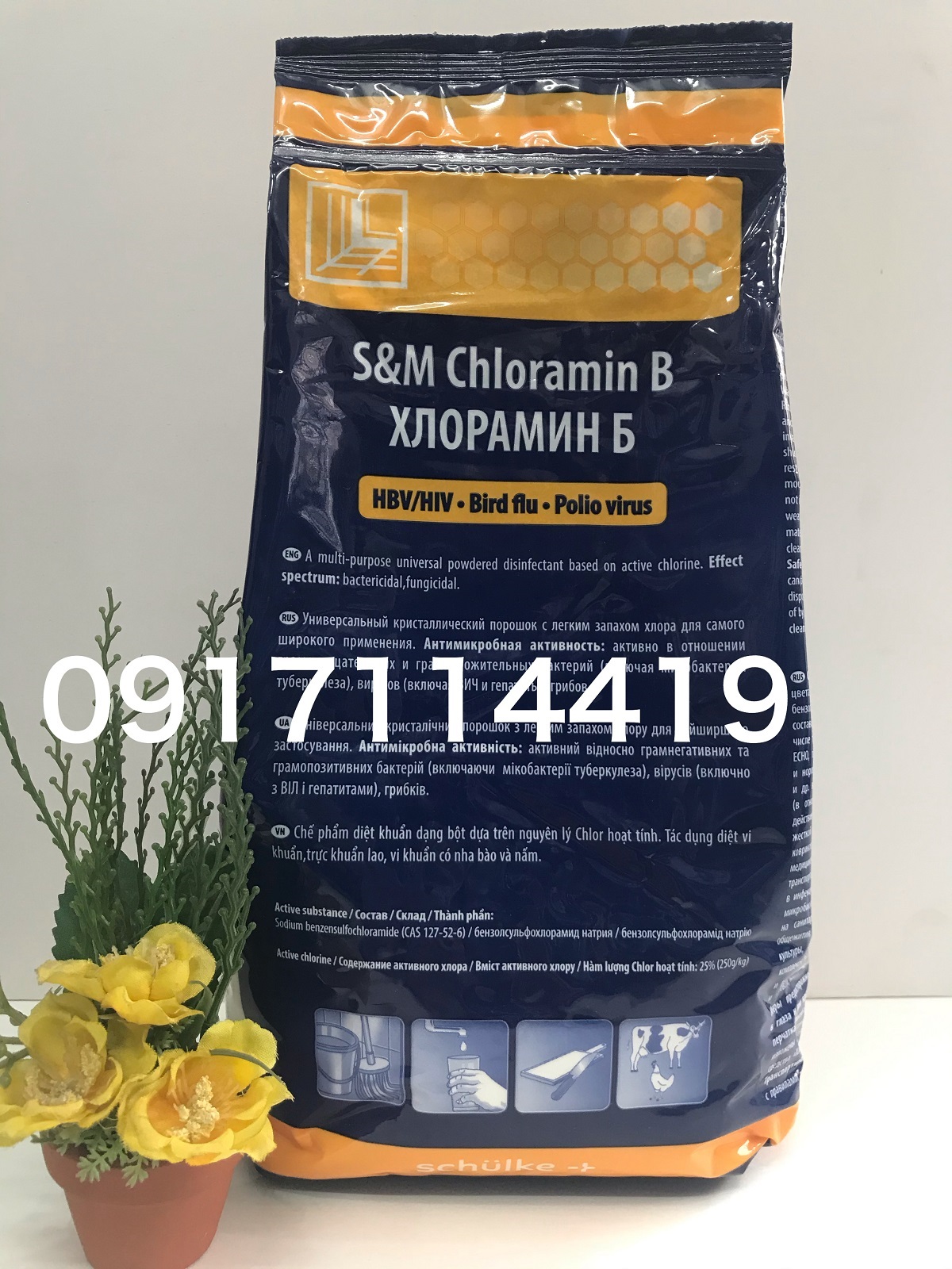 BÁN BỘT KHỬ KHUẨN CLORAMIN B TẠI VSIP BÌNH DƯƠNG