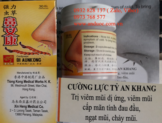 CƯỜNG LỰC TỶ AN KHANG HONGKONG CHỮA XOANG MŨI