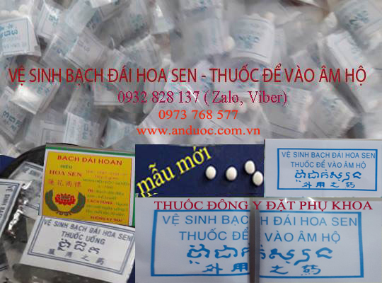 ĐẶT ÂM HỘ BẠCH ĐÁI HOA SEN CHỮA TRỊ BỆNH PHỤ KHOA