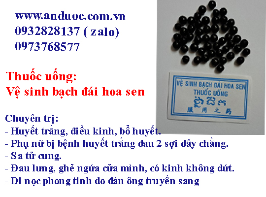 THUỐC UÔNG ĐÔNG Y TRỊ HUYẾT TRẮNG, ĐIỀU KINH TẠI NHÀ