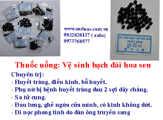 THUỐC ĐÔNG Y UỐNG TRỊ HUYẾT TRẮNG, KINH KHÔNG ĐỀU