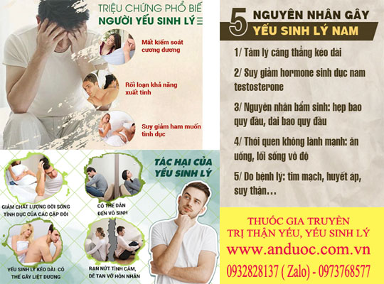 THẢO DƯỢC ĐẶC TRỊ DÙNG CHO BỆNH YẾU SINH LÝ NAM NỮ