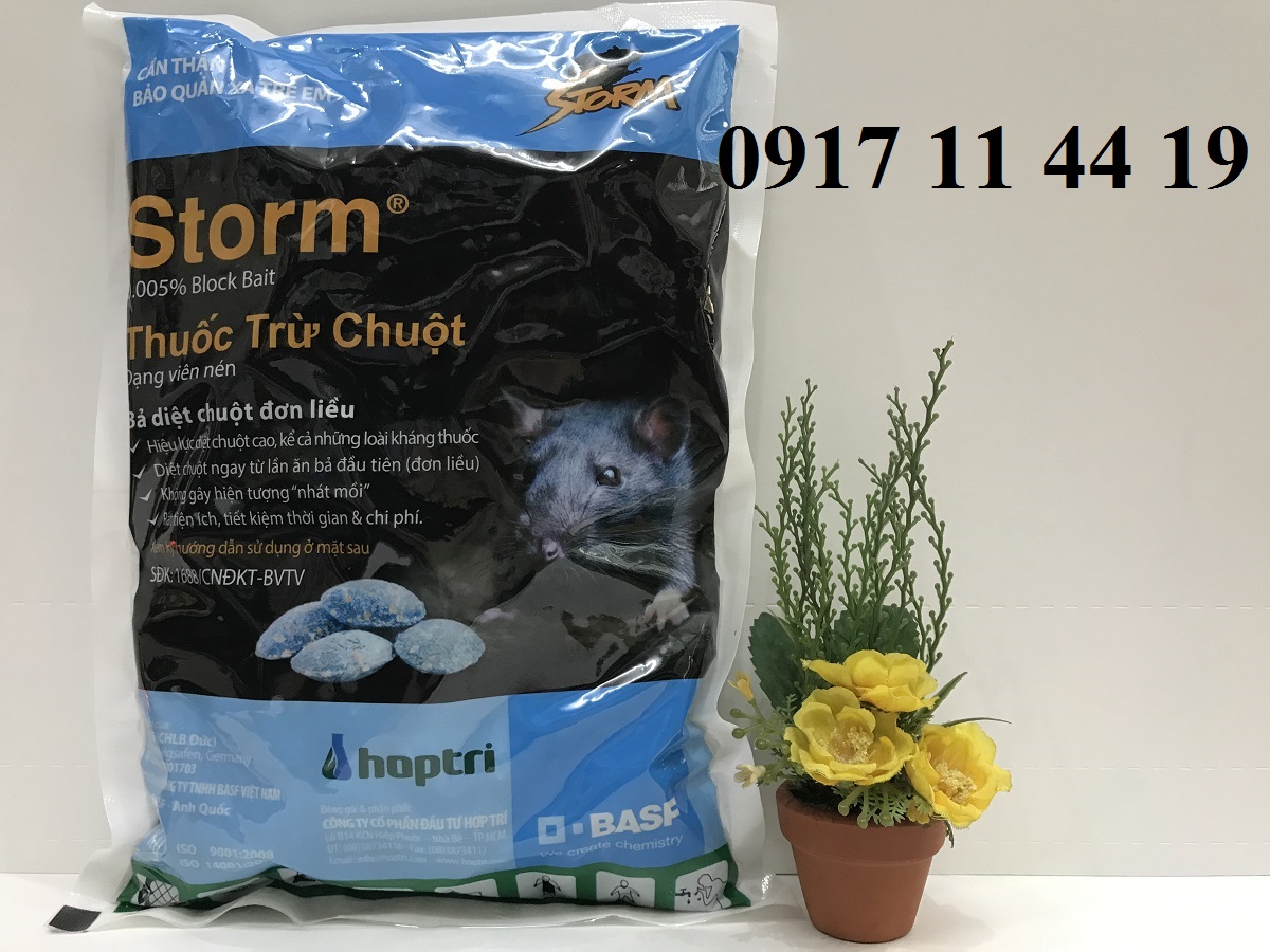 THUỐC DIỆT CHUỘT STORM 1KG