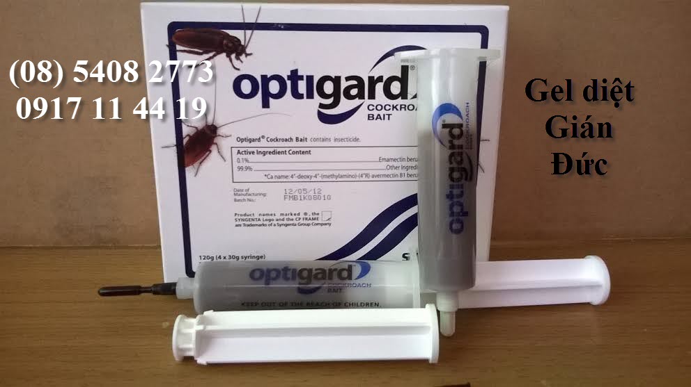 GEL DIỆT GIÁN ĐỨC OPTIGARD COCKROACH BAIT