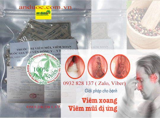 THUỐC CHỮA TRỊ VIÊM XOANGHIỆU QUẢ TỪ THẢO DƯỢC