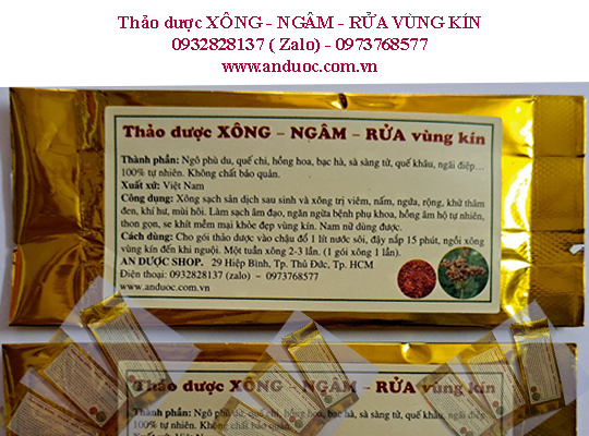 THUỐC BẮC XÔNG HƠI CHO CHỊ EM LÀM ĐẸP VÙNG KÍN