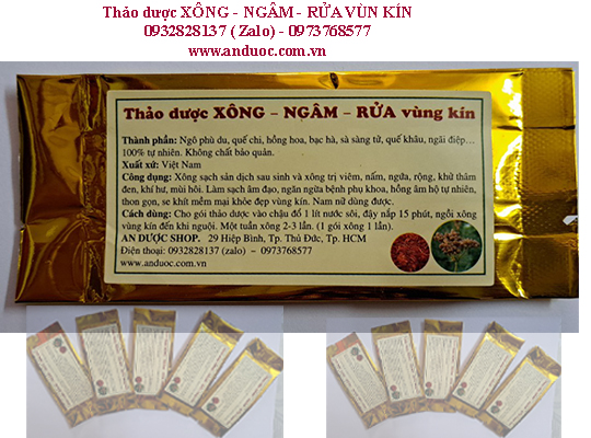 THUỐC BẮC XÔNG KHỎE, TRẺ ĐẸP VÀ TRỊ BỆNH VÙNG KÍN